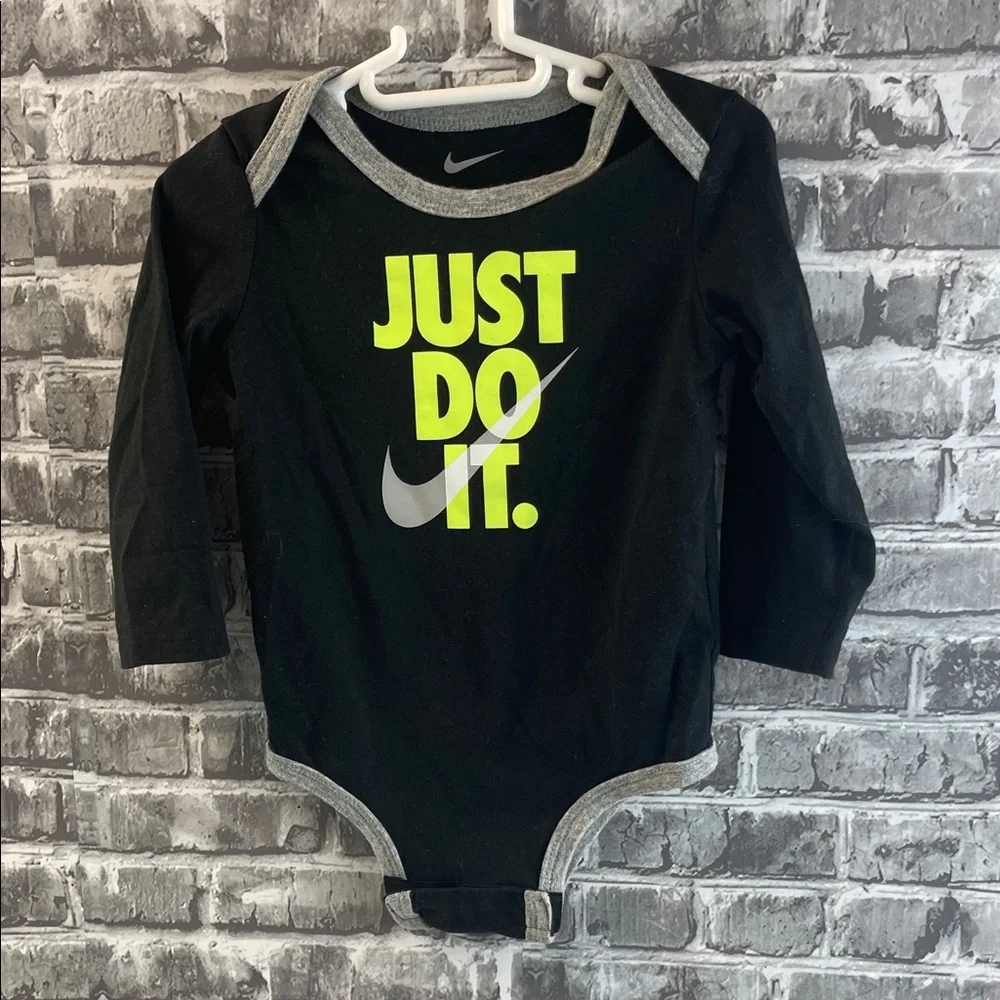 Nike Black and Gray onesie with‎ Neon Accents